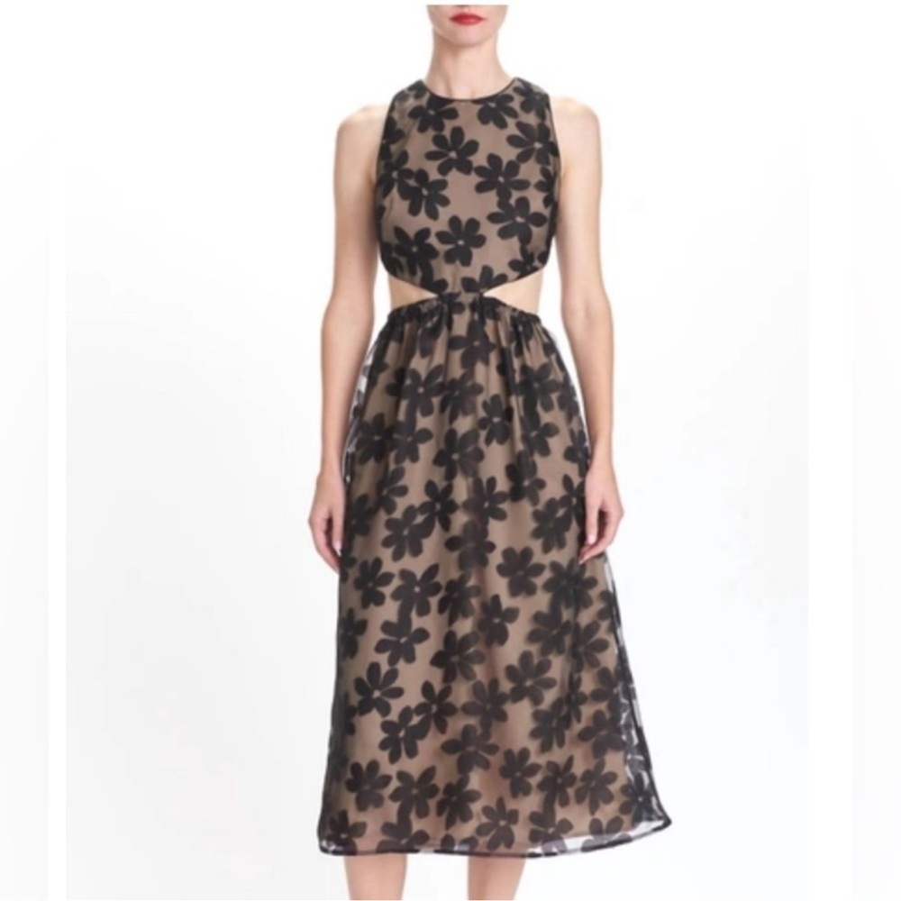 Corey Lynn Calter Nikita Flower Cutout Dress